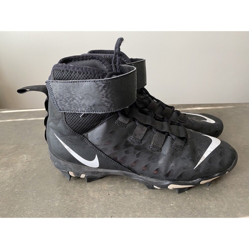 Nike Force Savage Shark 2 11.5 AQ7722 Black NFL Football Cleats
